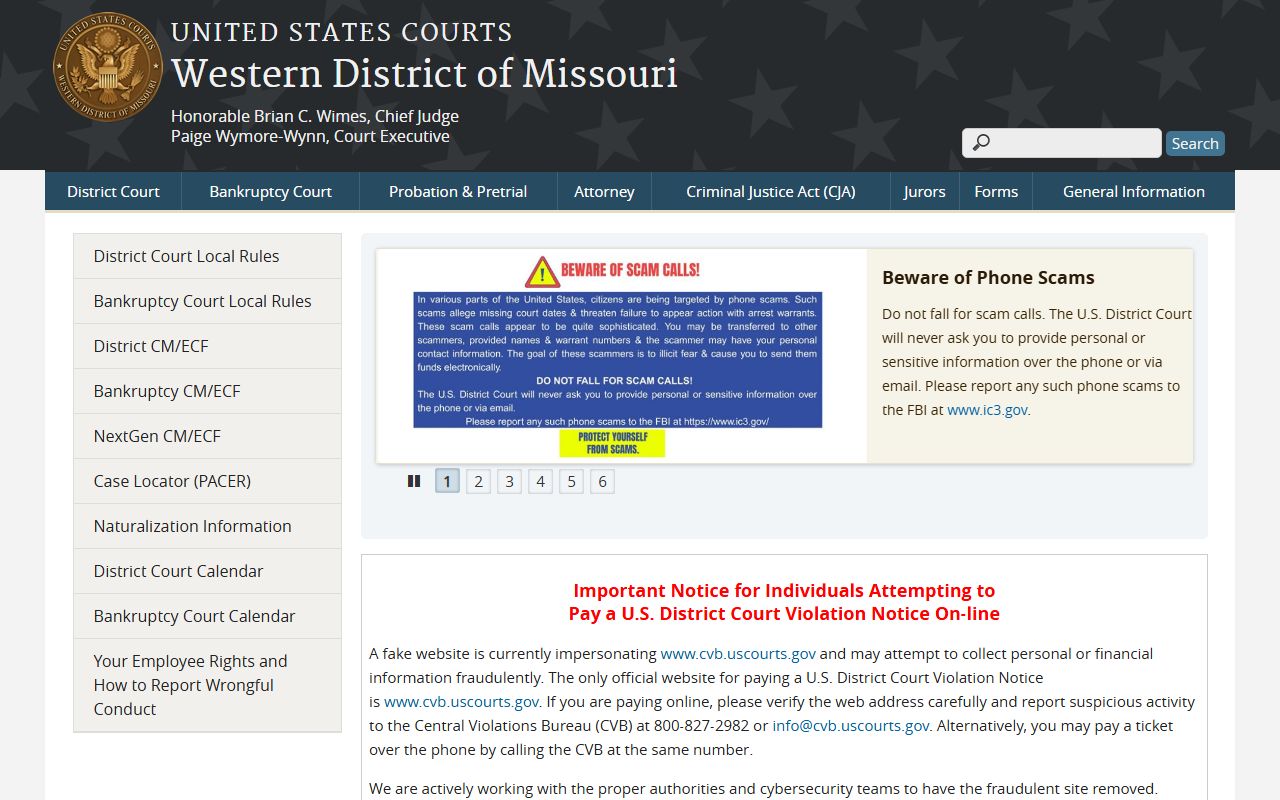 Cedar County Circuit Court federal district court Western District of Missouri